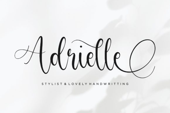 Adrielle: A Stylish Handwritten Font