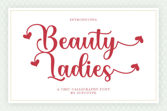Beauty Ladies Font for Business Branding