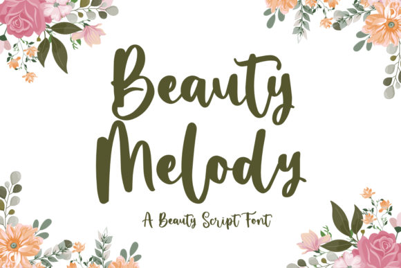Beauty Melody Font: Elegant Script for Digital Marketing