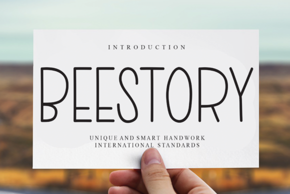 Beestory: A Font That Speaks Clearly