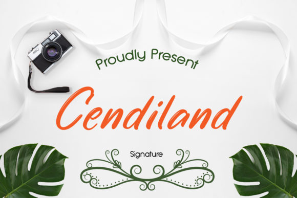 Cendiland Font: Handwritten Elegance