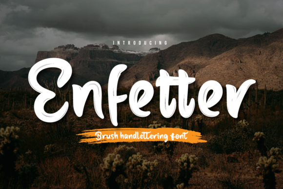 Enfetter: A Handwritten Font for Creative Web Design