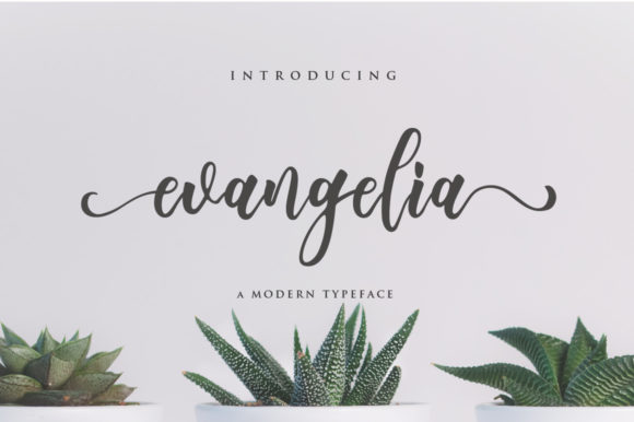 Evangelia Font: Elegant Script for Web Design
