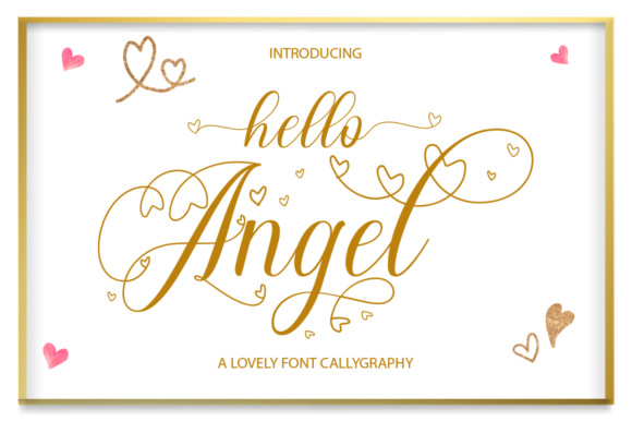 Hello Angel Font: Elegant Script for Editorial Design