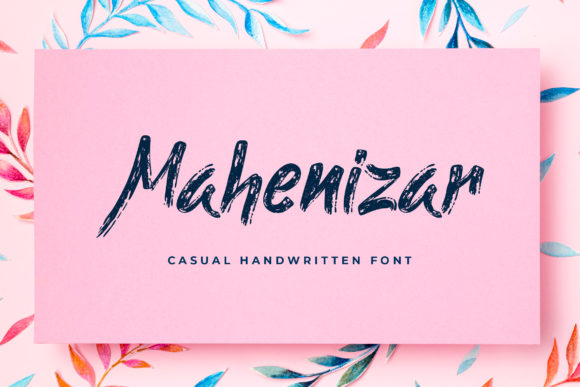 Mahenizar: A Cool Handwritten Font for Creative Projects