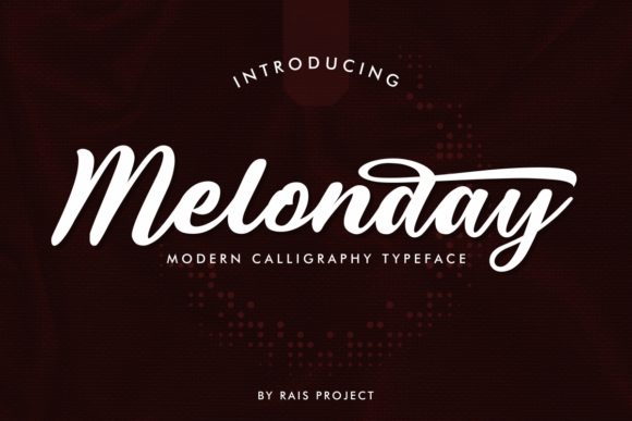 Melonday: A Delicate Handwritten Font