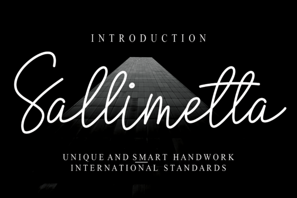 Sallimetta: A Clean Handwritten Font