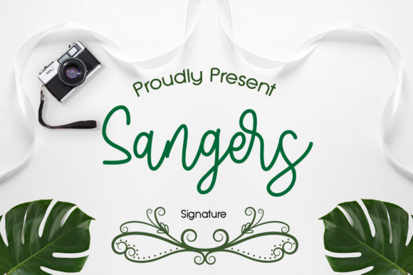 Sangers: A Magical Handwritten Font