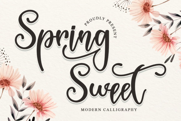 Spring Sweet: A Modern Calligraphy Font