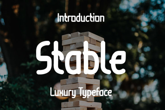 Stable: A Bold Handwritten Font for Creative Projects