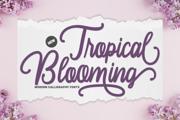 Tropical Blooming Font Review
