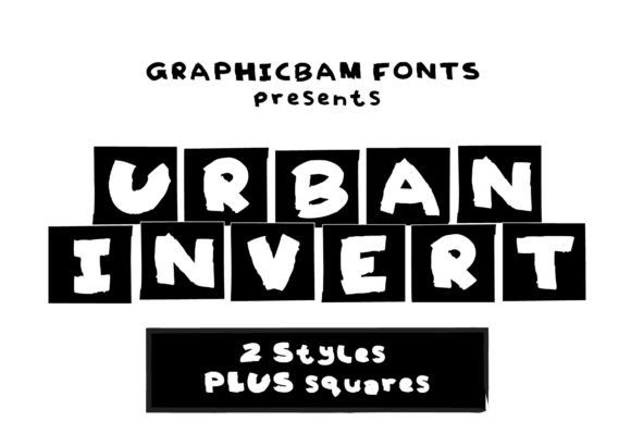 Urban Invert Font for Web Design