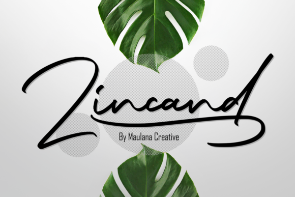 Zincand: A Handwritten Font for Web Design